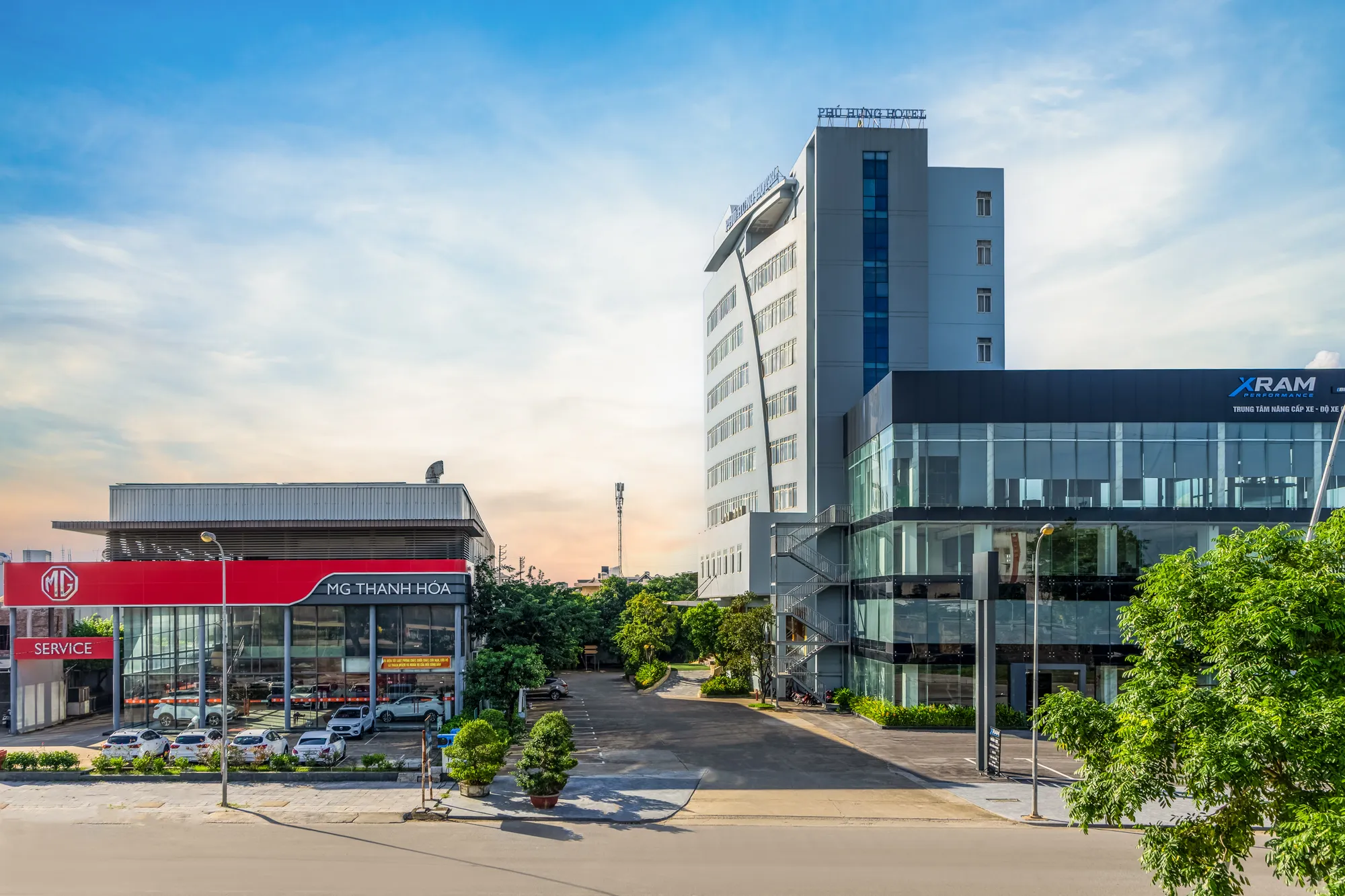 Toà nhà Central Phú Hưng Hotel trên Đại lộ Lê Lợi, TP. Thanh Hoá